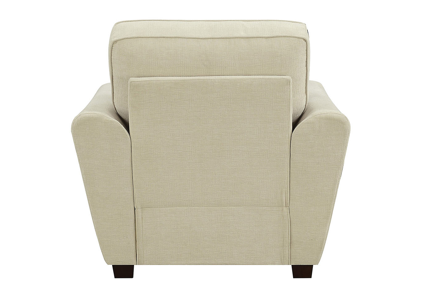 Isabella Cream Stationary Chair,Taba Home Furnishings